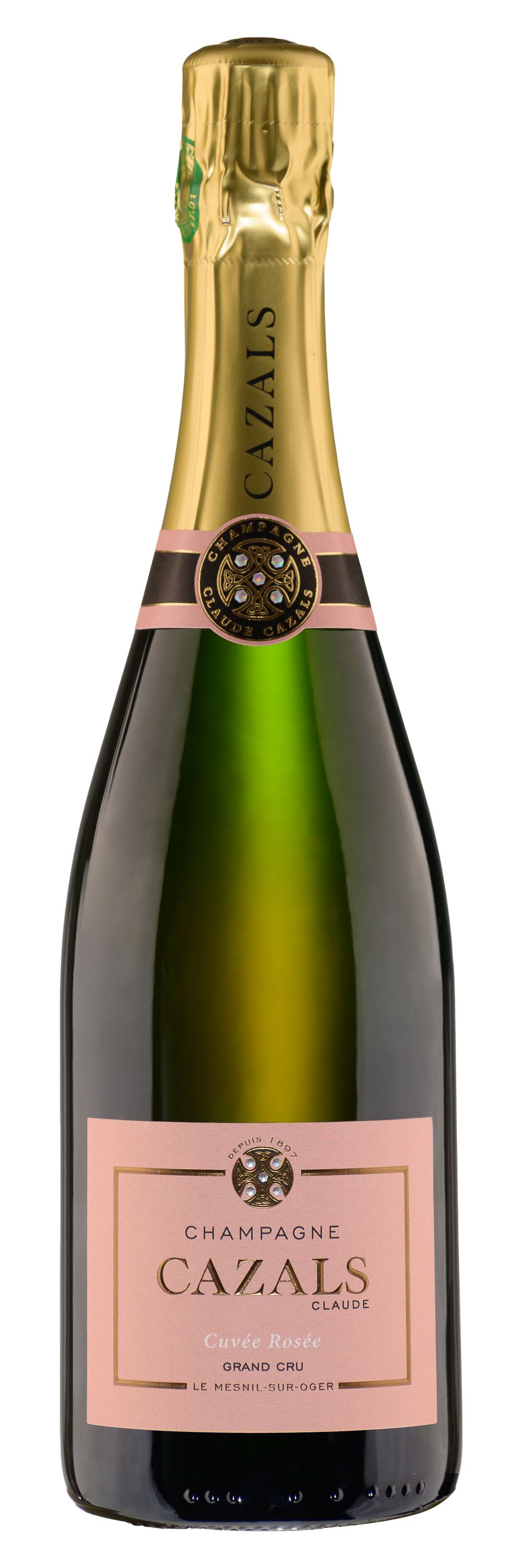 Brut розовое игристое вино Claude Cazals, Cuvee Rosee Grand Cru, Клод  Казаль, Кюве Розе Гран Крю 750 мл Франция купить по цене 11 200 руб.