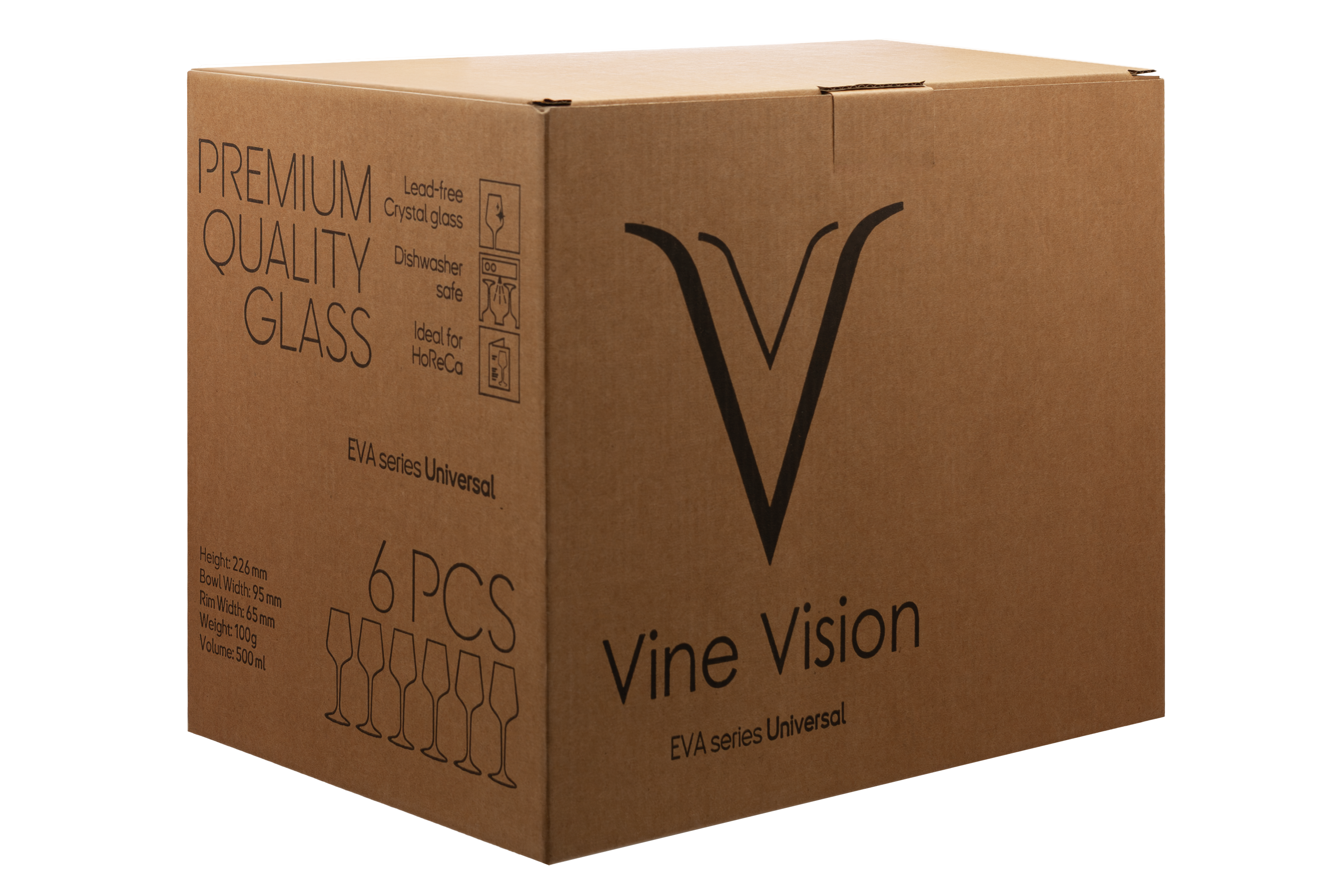 Бокалы Vine Vision, Eva Universal, set of 6 glasses (gift box)