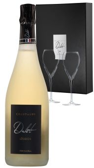 Champagne Delot, Cuvee Legende Brut (Gift Box+2 glasses)
