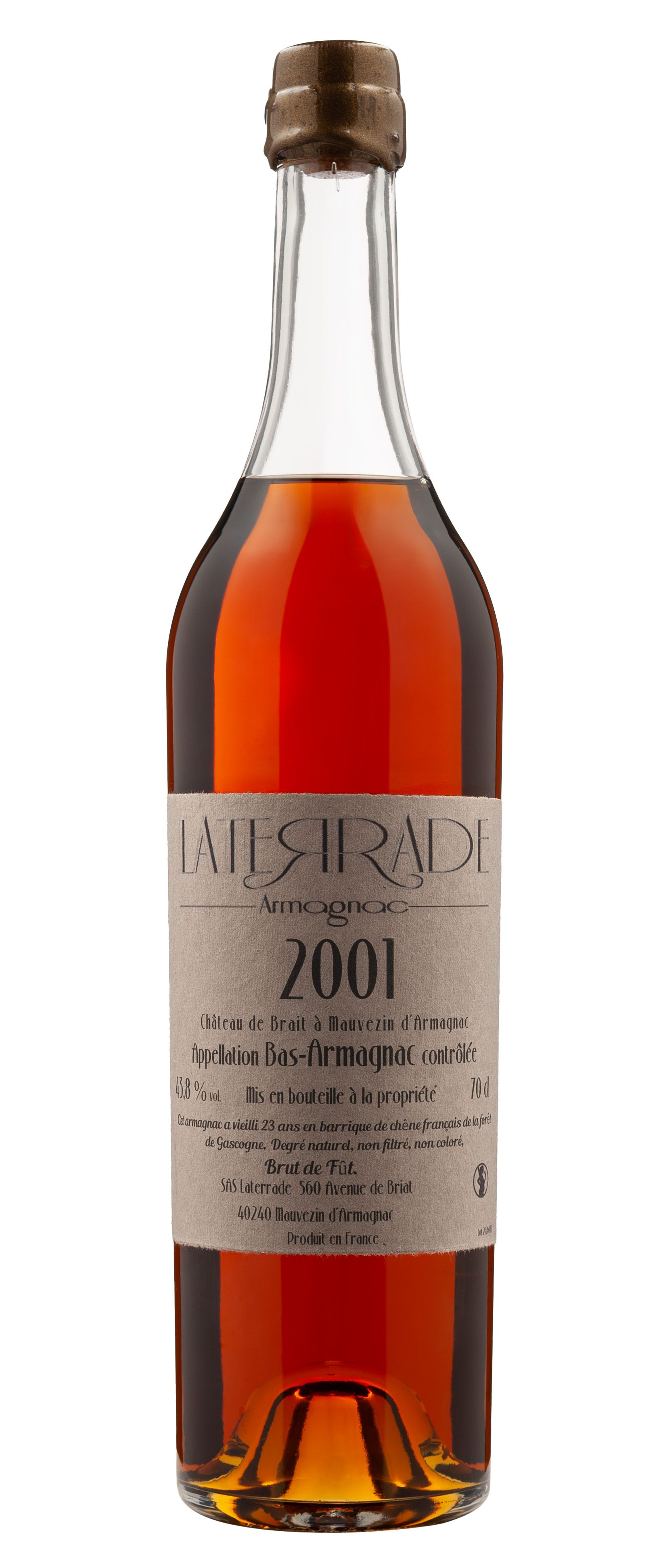 Laterrade, Chateau de Brait Bas-Armagnac, 2001