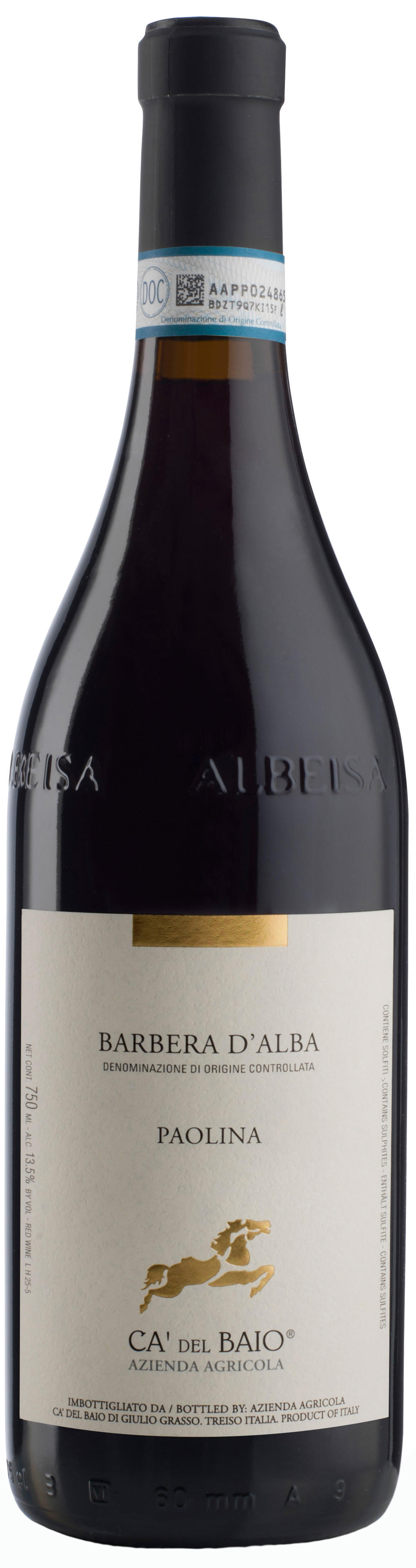 Ca' Del Baio, Barbera D'Alba Paolina, 2023