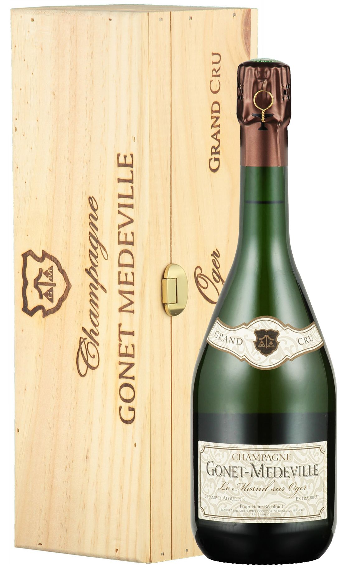 Gonet-Medeville, Champ d'Alouette Extra Brut Le Mesnil-Sur-Oger Grand Cru, 2004 (Gift Box)