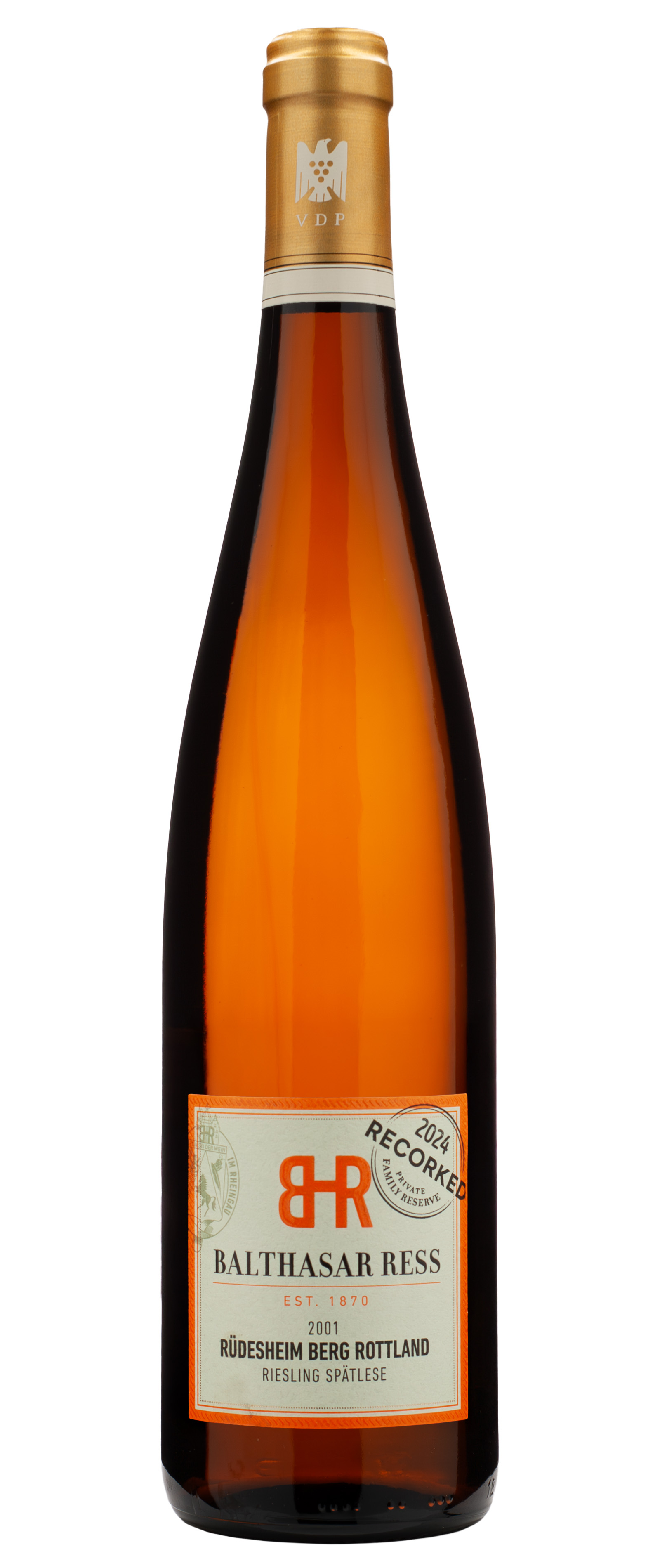 Balthasar Ress, Rudesheim Berg Rottland Riesling Spatlese, 2001